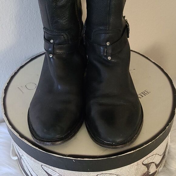 Gianni Bini Leather Riding Boots - Picture 4 of 11